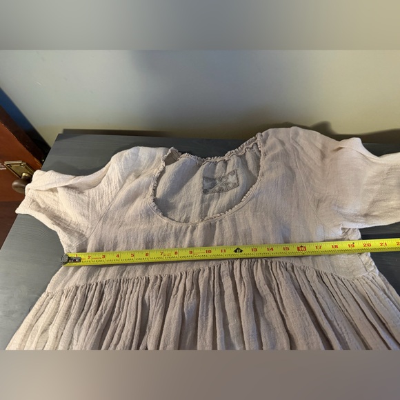 Les Ours Tiered Linen Dress - Picture 5 of 7